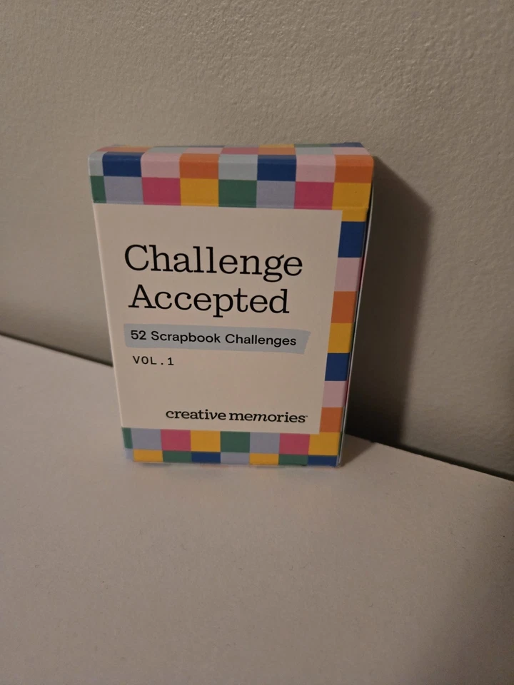 Creative Memories Challenge Accepted Vol. 1 NEW 52 Scrapbook Challenges Cards - Image 1 of 2