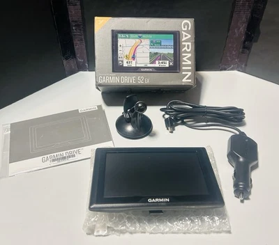 Garmin Drive 52 EX 5" Screen GPS Nav-Tested Complete and Working-No Scratches - Image 1 of 4