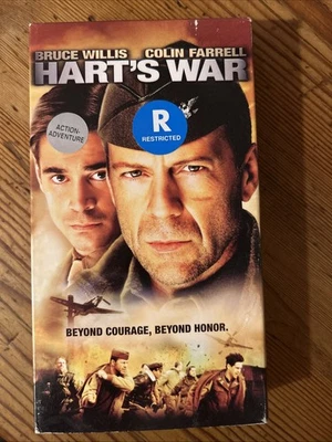 Used Hart's War Bruce Willis Colin Farrell Military VHS Movie Video Soldiers War Foto 1 de 2