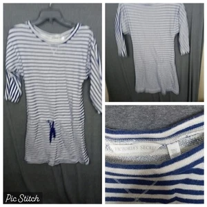 VICTORIA’S SECRET Womens Size Small Dress Cover Up Summer Terry Cloth Striped - Picture 1 of 6