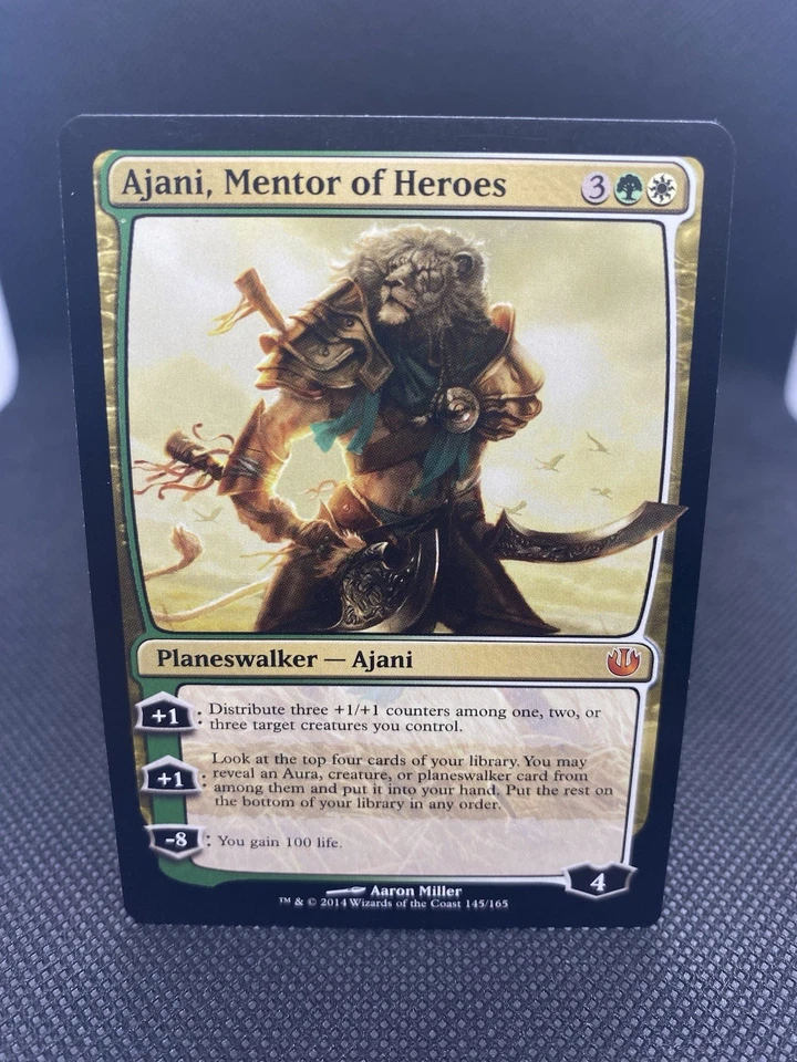 MTG Ajani, Mentor of Heroes Journey into Nyx 145/165 - NM - Image 1 of 2