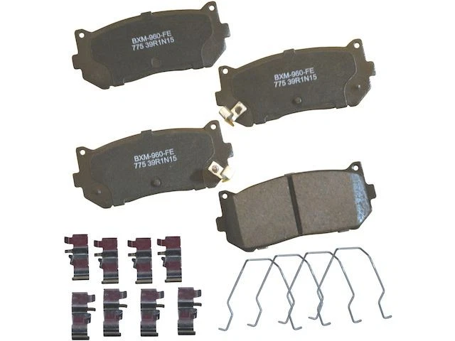 Rear Brake Pad Set For 98-04 Kia Sephia Spectra 1.8L 4 Cyl VV82P5 - Image 1 of 1