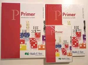 Math U See Primer Books DVD Homeschool Curriculum Kindergarten Complete Set NEW - Picture 1 of 2