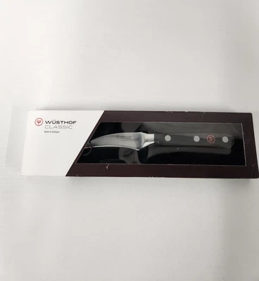 Wusthof Classic 2.75" Paring Peeling Knife, Carbon Steel Birds Beak, In Black - Image 1 of 4