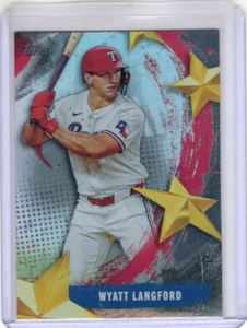 2025 Topps Series 2 Wyatt Langford Stars of MLB #SMLB-55 - Picture 1 of 2