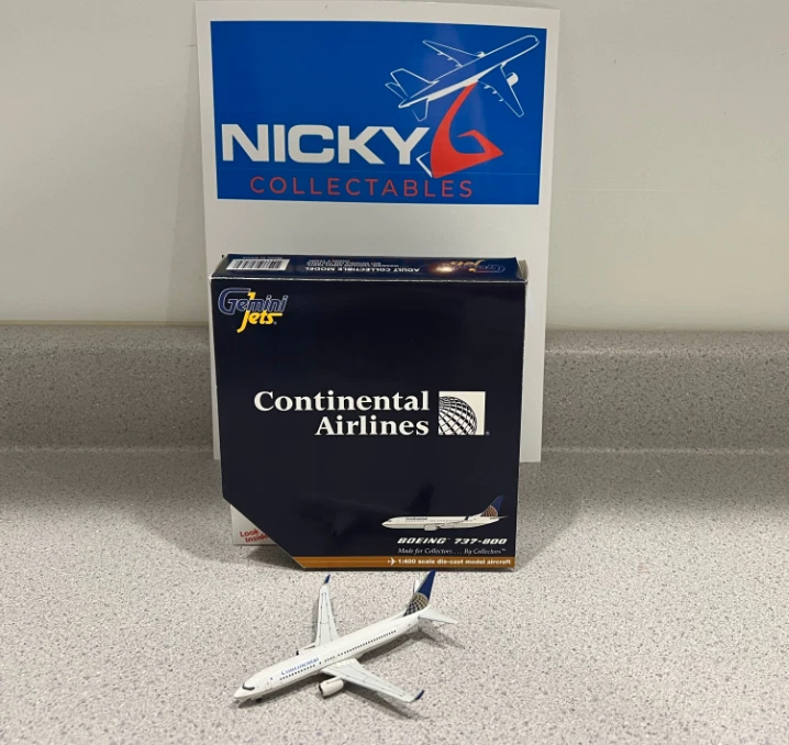Gemini Jets 1:400 Continental Airlines Boeing 737-800 GJCOA743 N27246 Foto 1 de 1