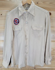 VTG Buick Long Sleeve Button Shirt Men Medium Authorized Service Patch 60s 70s