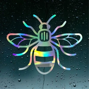 Oil Slick Manchester Bee Vinyl Aufkleber Stoßstange Laptop Aufkleber Auto Van Arbeiter Biene - Bild 1 von 4