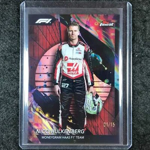 2024 Topps Finest Formula 1 NICO HULKENBERG Uncommon Red Black Vapor 1/15 #115 - Picture 1 of 1