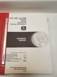 John Deere 485E 486E and 488E Forklifts Repair Technical Manual TM1704 '98 - Picture 1 of 4