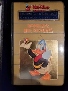 Vintage Walt Disney Limited Golden Edition II Donald's Bee Picture VHS Clamshell - Picture 1 of 5