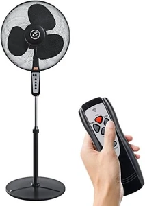 Ventilatore per Pavimento a Piantana Con Timer 3 Velocità Potente Da 50W - Foto 1 di 8