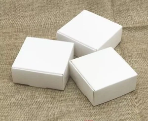 100 Square White Paper Boxes Party Wedding Favour Boxes Bomboniere Gift Cake Box - Picture 1 of 3