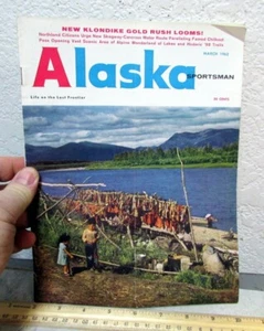 vintage March 1962 Alaska Sportsman magazine, great cover photo, good shape - Picture 1 of 5