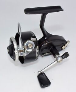 Vintage Mitchell 300A Black 4.2:1 Right Handed 12lb/210yds Spinning Reel