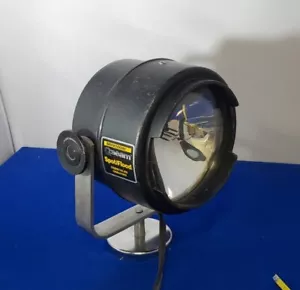 Vintage Brinkmann Q-Beam Spot Flood Light Marine W/Magnetic Base 12 V DC Works - Picture 1 of 13