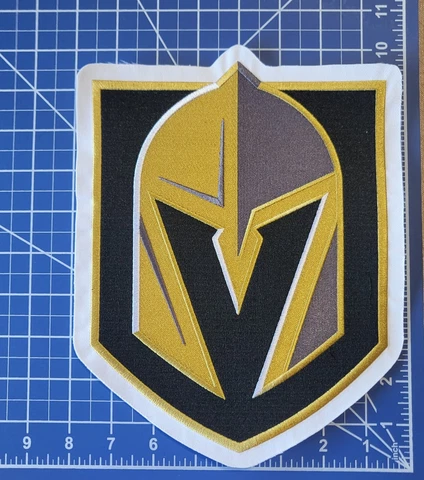 Vegas Golden Knights HUGE 10" Jacket Size Iron/Sew On Embroidered Patch! Cover