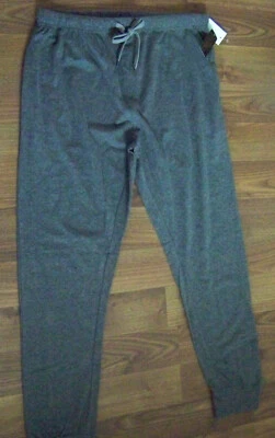 PARA HOMBRES EMBAJADA ROPA CO TEJIDO JERSEY DORMIR JOGGERS PIJAMA PANTALONES GRIS GRANDE  Foto 1 de 4