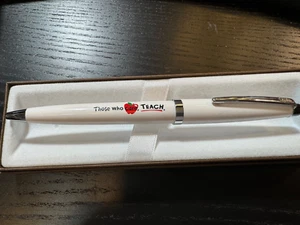 HALLMARK & CROSS SOLO BALLPOINT PEN "THOSE WHO CARE..TEACH" H-102 Made In Japan - Picture 1 of 1