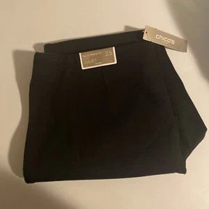 Neu mit Etikett Chicos Kunstleder Ponte Juliet ultimative Passform Hose Größe 2,5 zierlich schwarz - Bild 1 von 7