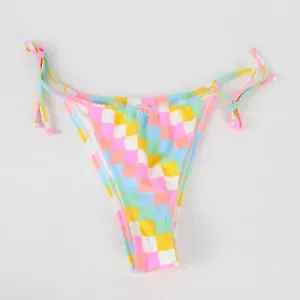 Xhilaration women's bikini bottom sz medium geometric neon nwot - Picture 1 of 5