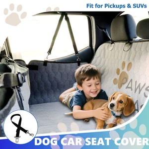 Cubierta de asiento para perro de camión para asiento trasero a prueba de arañazos cubierta de asiento trasero para perro hamaca - Imagen 1 de 21