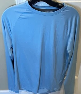 Camicia donna manica lunga Activewear - All In Motion - Small S blu cielo elasticizzata - Foto 1 di 6