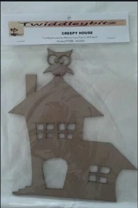 Twiddly Bits Creepy House Chipboard Haloween Decoration Scrapbooking 23cm - Picture 1 of 1