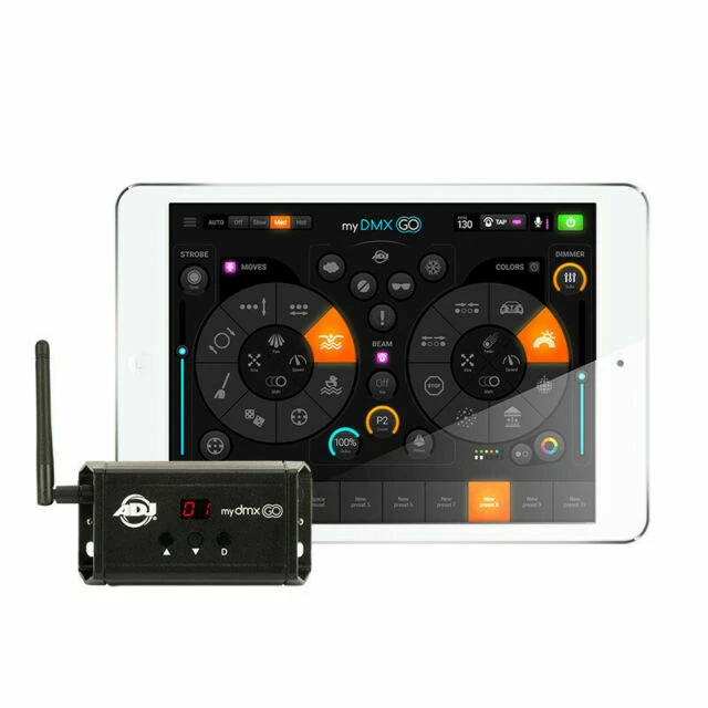 American DJ ADJ MYDMX GO Lighting Control App for iPad/Android Tablets - Image 1 of 1