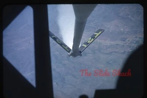 US Air Force B-52 Stratofortress refuel 1950's red border Kodachrome 35mm slide - Picture 1 of 1