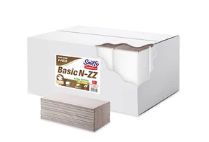 10.000 x Papierhandtücher 1 lagig Handtuchpapier Falthandtuch 25x23cm ZZ /V Grau - Bild 1 von 9