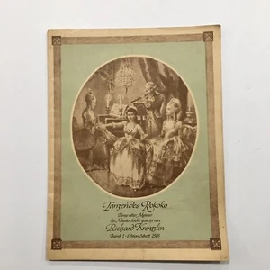 Sheet Music Paul Zilcher and Tanzendes Rokoko Schott - Picture 1 of 8