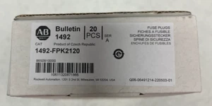 1492FPK2120 - AB, Fuse Plug, Blown Fuse Indicator, 60-150V **** FULL BOX **** - Picture 1 of 7