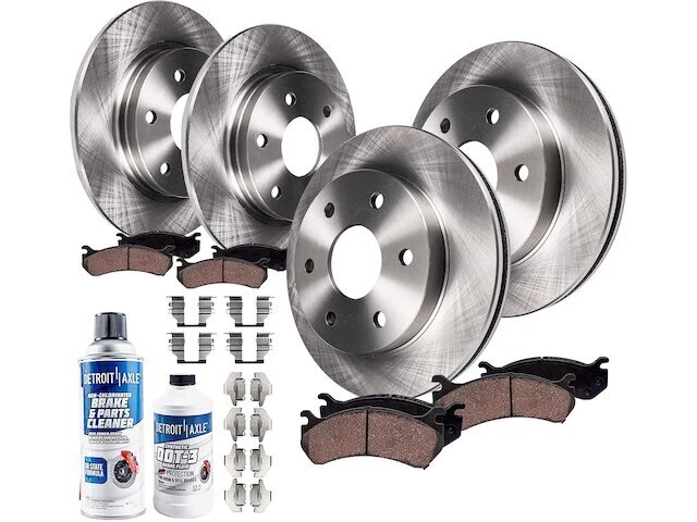 Kit de pastillas de freno y rotor delantero y trasero para Kia Sedona 2006-2012, 2014 42DPDH Foto 1 de 1