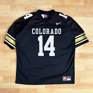 Vintage 90s Nike Colorado Buffaloes #14 Koy Detmer Football Jersey Medium NCAA - Picture 1 of 12