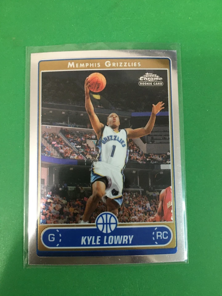 F151.464 2006-07 Topps Chrome #162 Kyle Lowry RC Memphis Grizzlies - Imagem 1 de 1