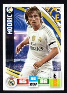 MODRIC #233 REAL MADRID 2015-16 CHROME ADRENALYN XL SANDWICHES LA LIGA BBVA 15/16
