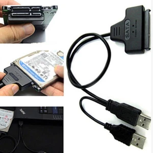 1pz Universale USB 2.0 SATA Esterno Adattatore Convertitore Cavo 2.5" HDD - Foto 1 di 11