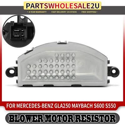 Front Side Blower Motor Resistor for Mercedes-Benz GLA250 GLA45 AMG Maybach S600 - Image 1 of 4