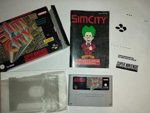 Sim City, Super Nintendo, Sammlerstück, Deutsche PAL Version, Guter Zustand - Bild 1 von 20