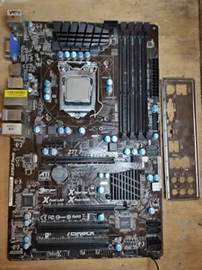carte mère asrock z77 pro 3 + intel core i7 2600 K - Photo 1/2