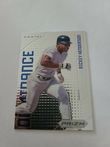 2012 Panini Prizm Baseball Card Rickey Henderson
