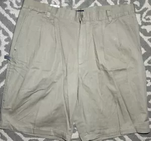 Pantaloncini mobili a pieghe Dockers da uomo nuovi con etichette taglia 38 tasca nascosta a volta tutto cotone - Foto 1 di 4