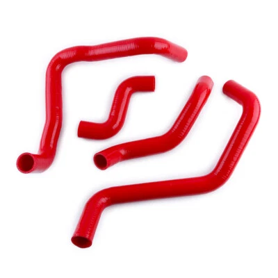 Red Radiator Silicone Coolant Hose For 1972-1983 FIAT Bertone X1/9 X 1/9 12B 13B - Image 1 of 4