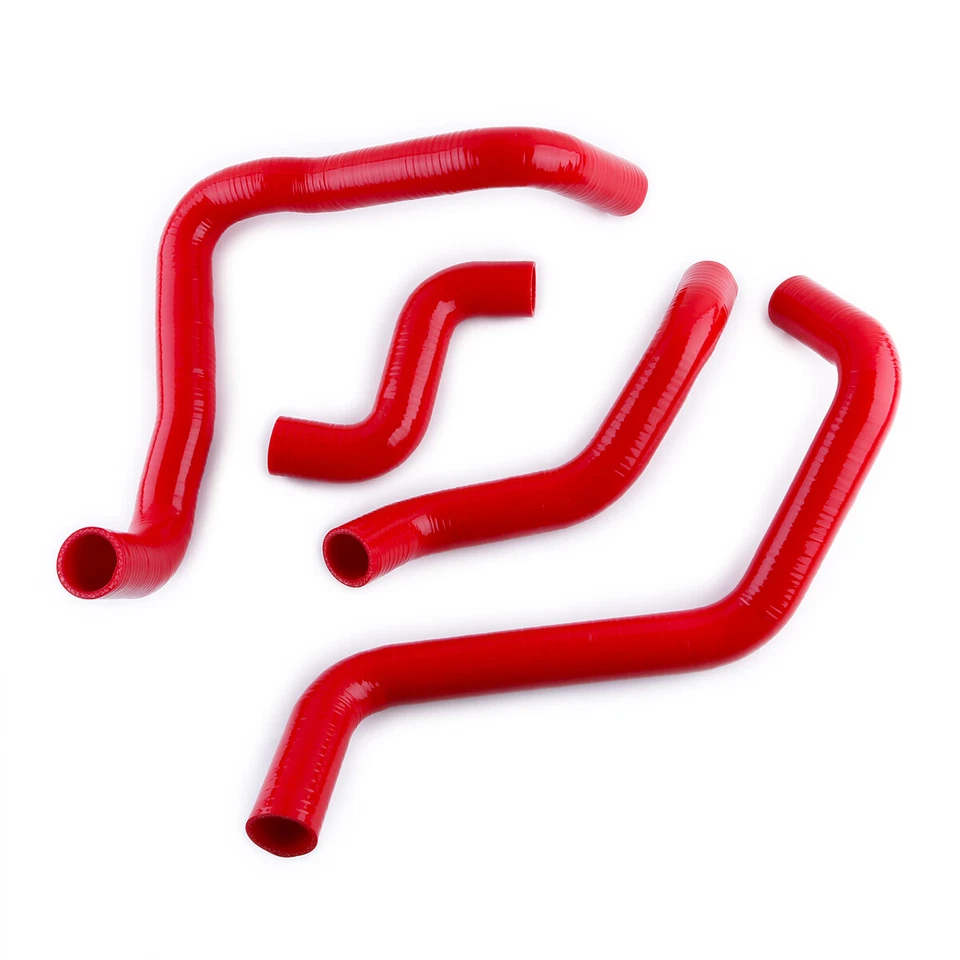 Red Radiator Silicone Coolant Hose For 1972-1983 FIAT Bertone X1/9 X 1/9 12B 13B Foto 1 de 4