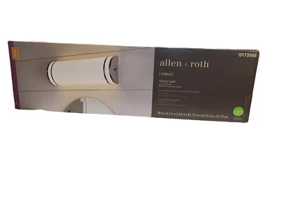 allen + roth, "Lorelei" 18-in Chrome LED Dimmable Modern Vanity Light - Image 1 of 3