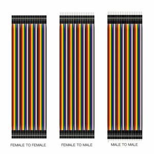 DE 40Pin Dupont Kabel Jumper Wire Linie Kit Pi Breadboard M-F, M-M, F-F - Bild 1 von 14