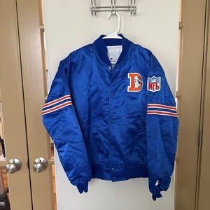 Starter Herren Large NFL Denver Broncos Vintage Authentic Pro Line Bomberjacke - Bild 1 von 11