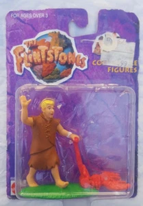 1993 The Flintstones Barney Mowing the Lawn figuras coleccionables 3" nuevo sellado - Imagen 1 de 3