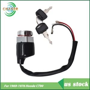 Ignition Key Switch For Honda CT90 1969 70-79 CL100S/SL100 1970-73 35010-111-671 - Foto 1 di 13